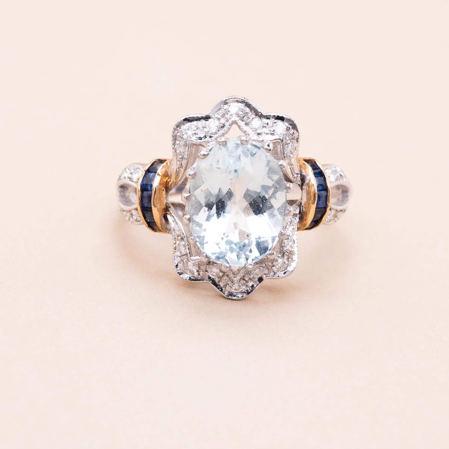 Bague Luisa Aigue-marine