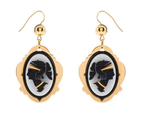 Boucles d'oreilles camées plexiglas Miumiu