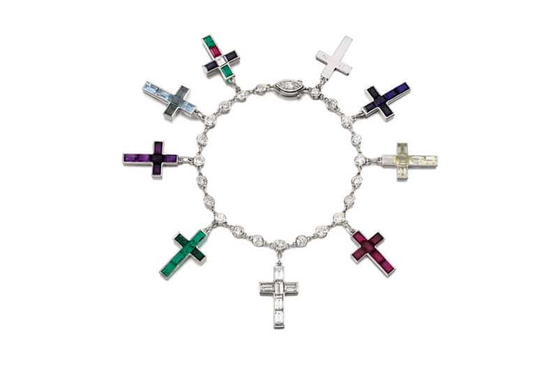 Cartier Bracelet charms croix Wallis Simpson