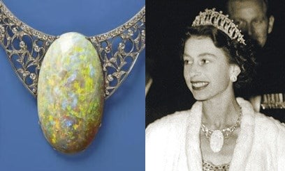 Opale Andamooka Elizabeth II