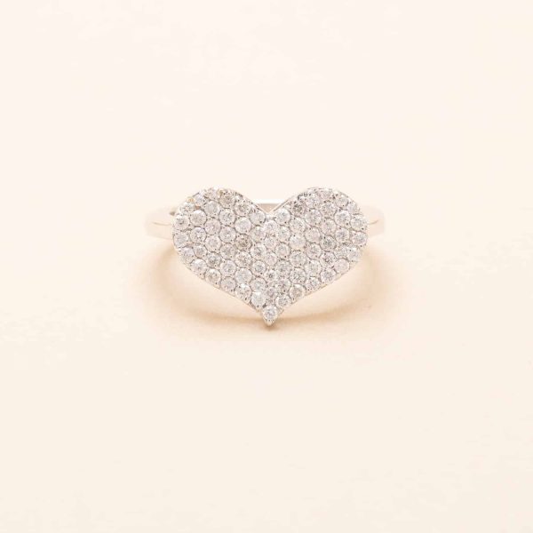 Bague Coeur Or Diamants