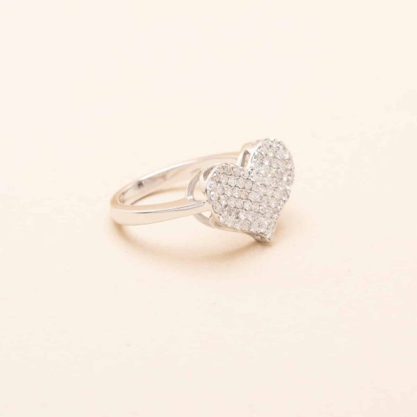 Bague Coeur Or Diamants