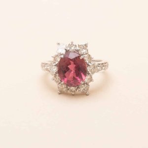 Bague Romane Rubellite