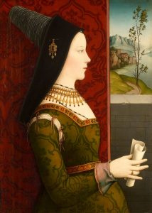 Portrait de profil de Marie de Bourgogne