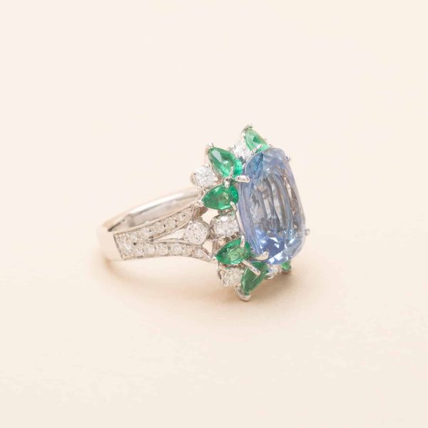 Bague Cocktail Green Blues