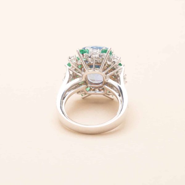 Bague Cocktail Green Blues