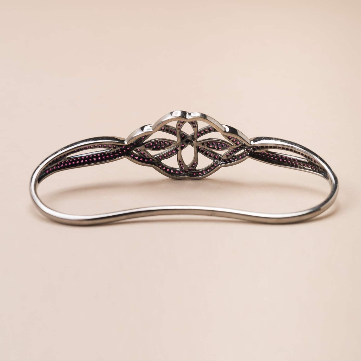 Bracelet de paume or rubis Gaydamak Diamantiques