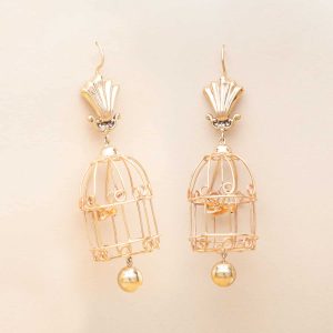 Boucles Cages Or