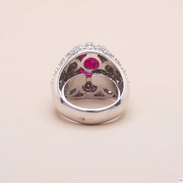 Bague Dentelle Rubis