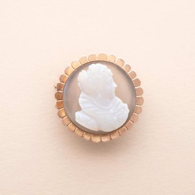 Broche Cameo Or