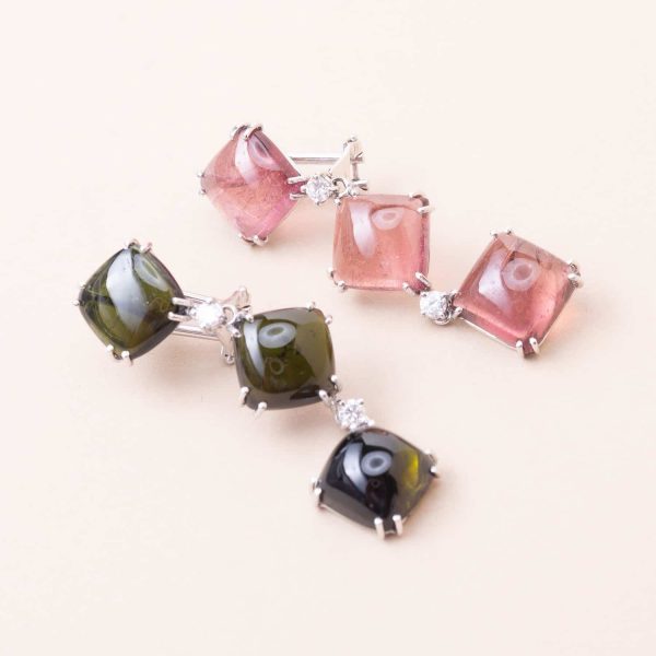 761538_Pendants d'oreilles_tourmaline roses et vertes