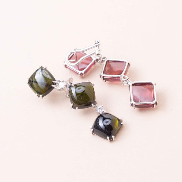 761538_Pendants d'oreilles_tourmaline roses et vertes