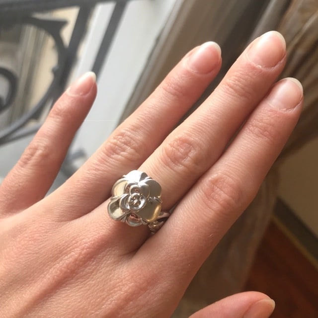Bague chanel on sale argent
