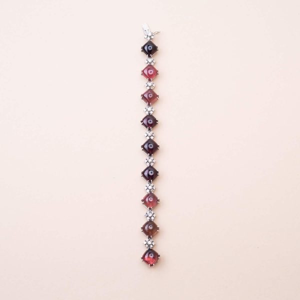 761573_Bracelet_cabochons de tourmaline_or_diamants