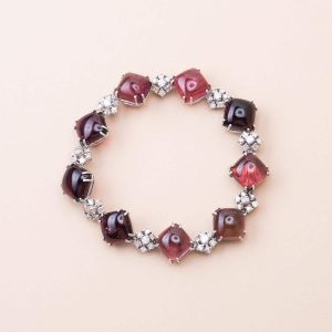 Bracelet Roudoudou Cabochons Tourmalines