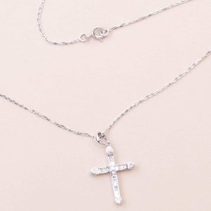 Collier Croix Diamants