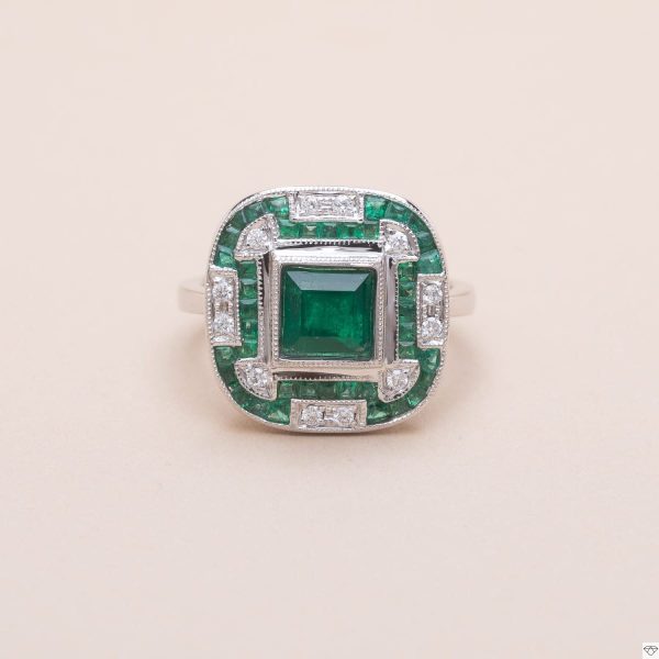 Bague Square Emeraude