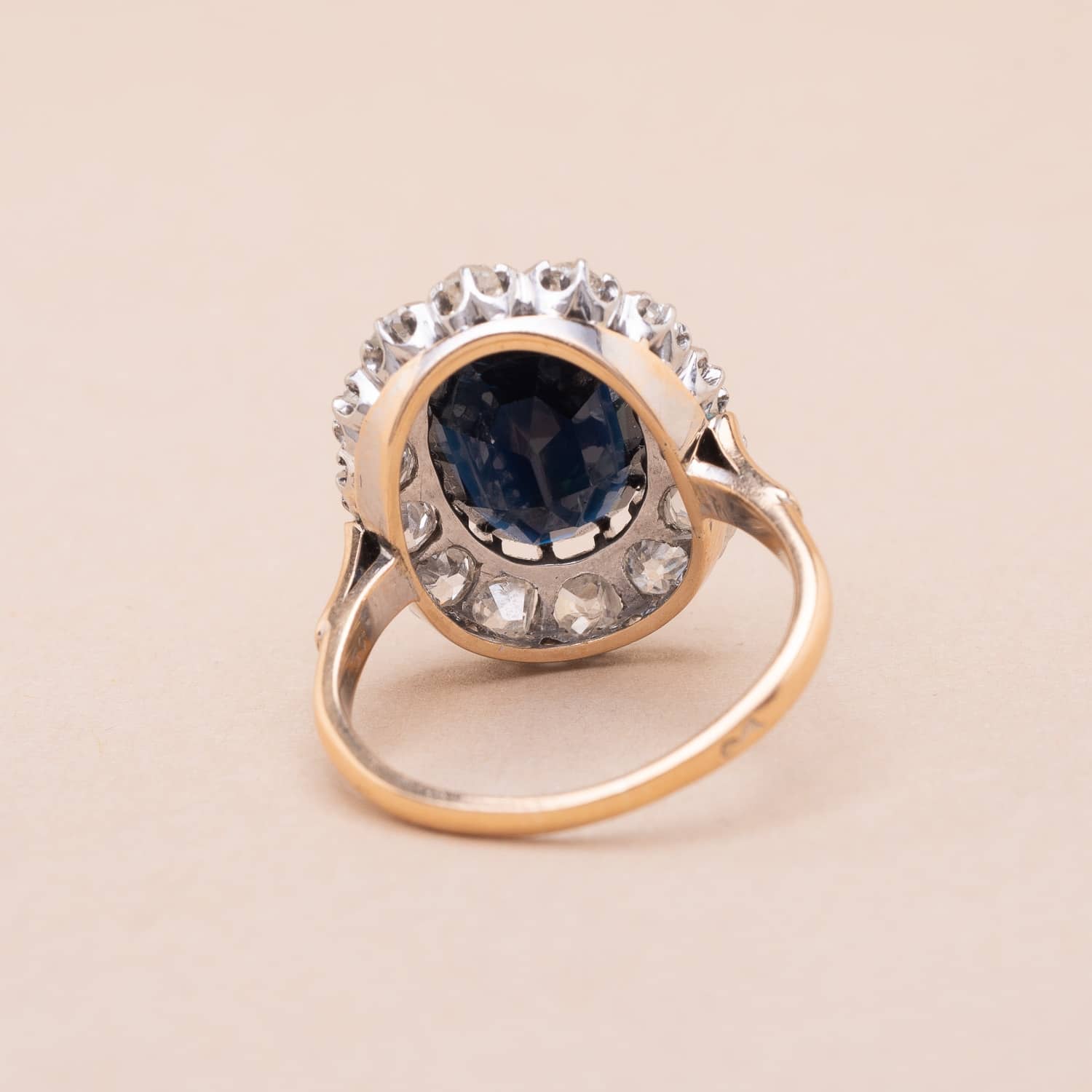 Bague pompadour saphir occasion sales