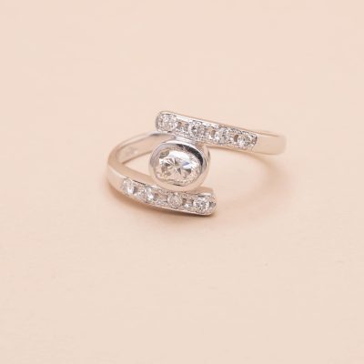 Twist Diamond Ring