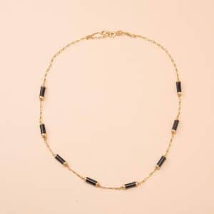 Collier Bâtonnets Onyx