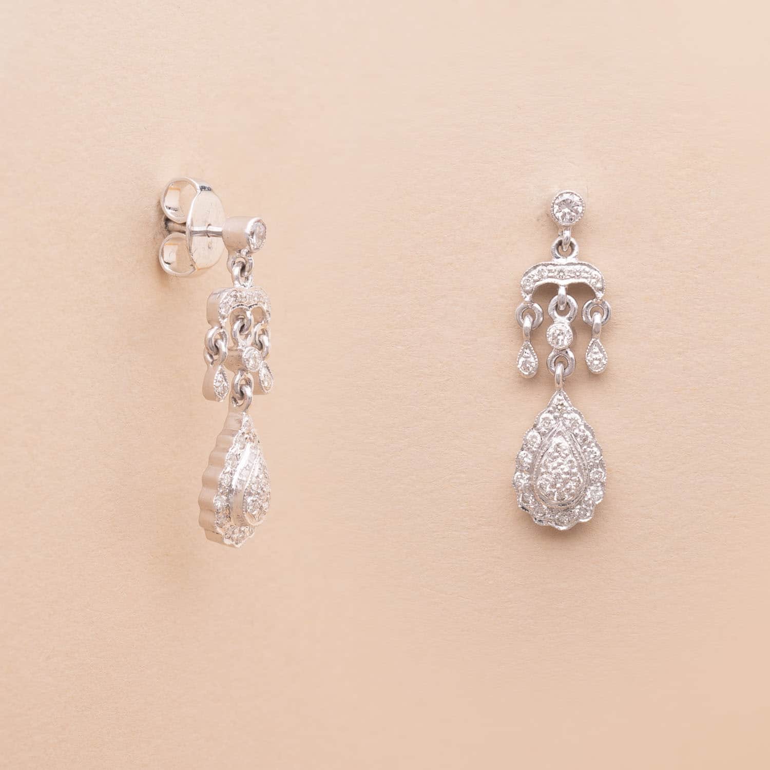 Pendants Paon Diamants