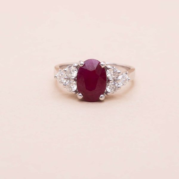 Bague Mary Rubis Diamants