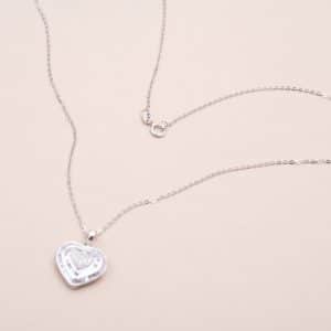 Pendentif Coeur Or Diamants