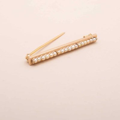 Broche Barrette Aline Or Perles Fines