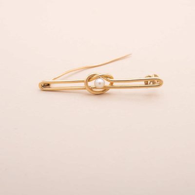 Broche Gorda Or Perle