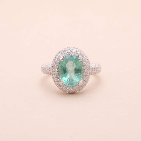 Bague Beryl Or Diamants