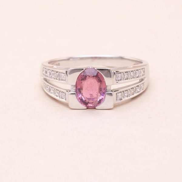 Bague Tourmaline Rose