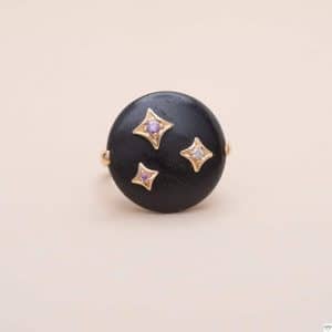Bague Ebony Saphirs