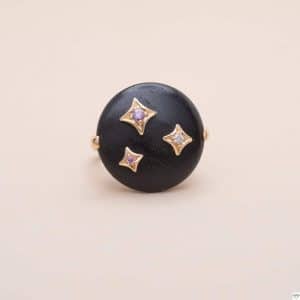 Bague Ebony Saphirs