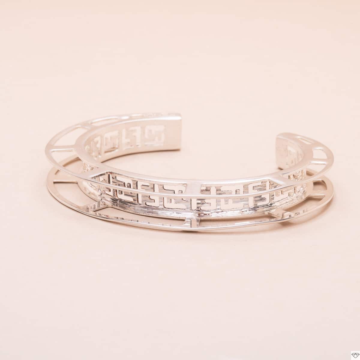 Bracelet Fendi Bangle F Argent