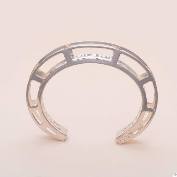 Bracelet Fendi Bangle F Argent