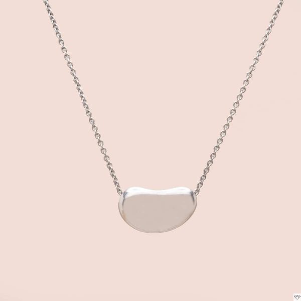 Collier Tiffany&Co Haricot Argent