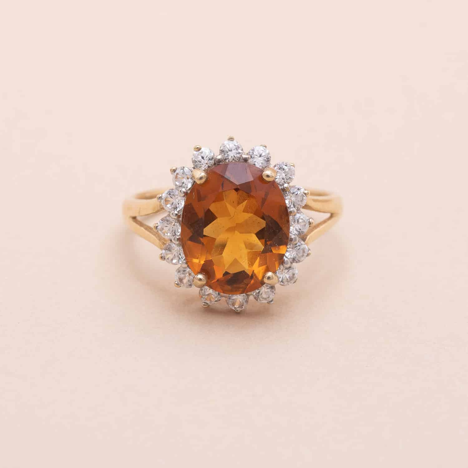 Bague Pompadour Citrine