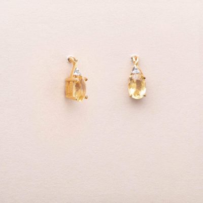Clous Pendants Citrine