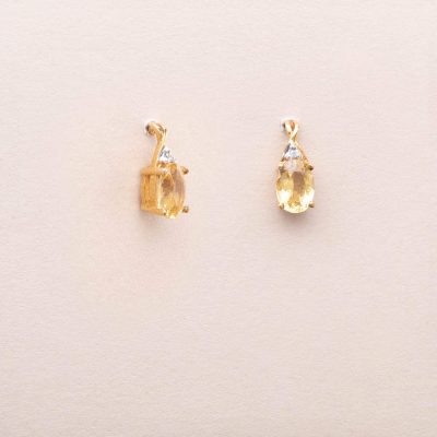 Clous Pendants Citrine