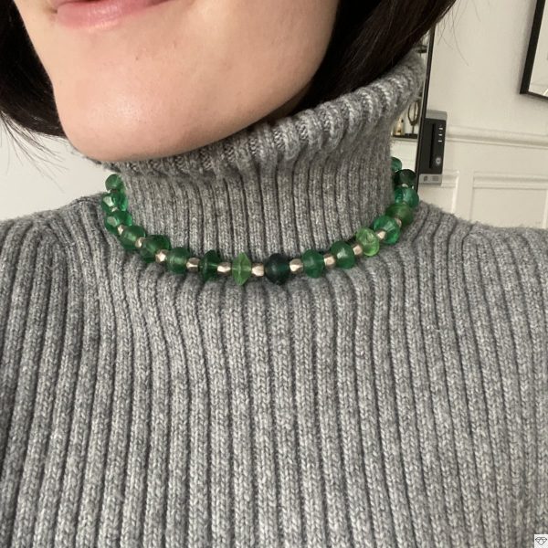 Collier Pâte Vert