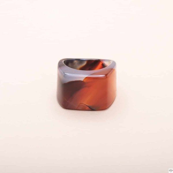 Bague Agate Chevalière