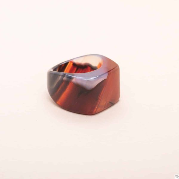 Bague Agate Chevalière