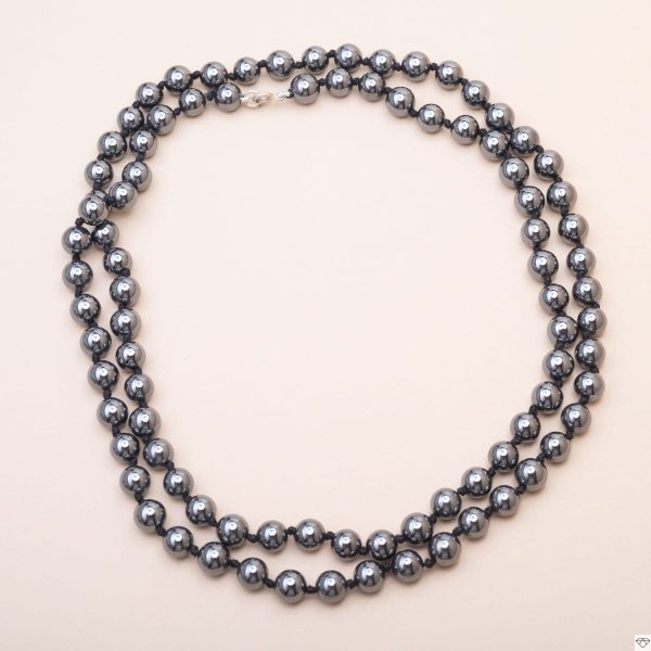 Collier Billes Hématite