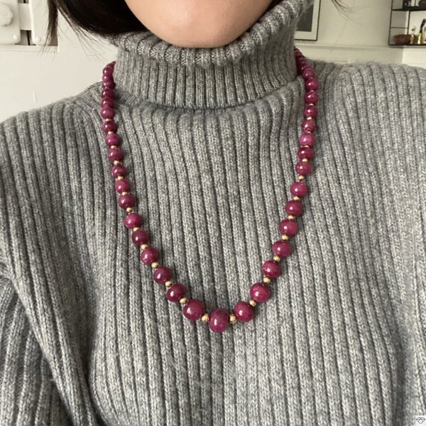 Collier Chute de Rubis