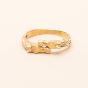 Bague Two Horses Or