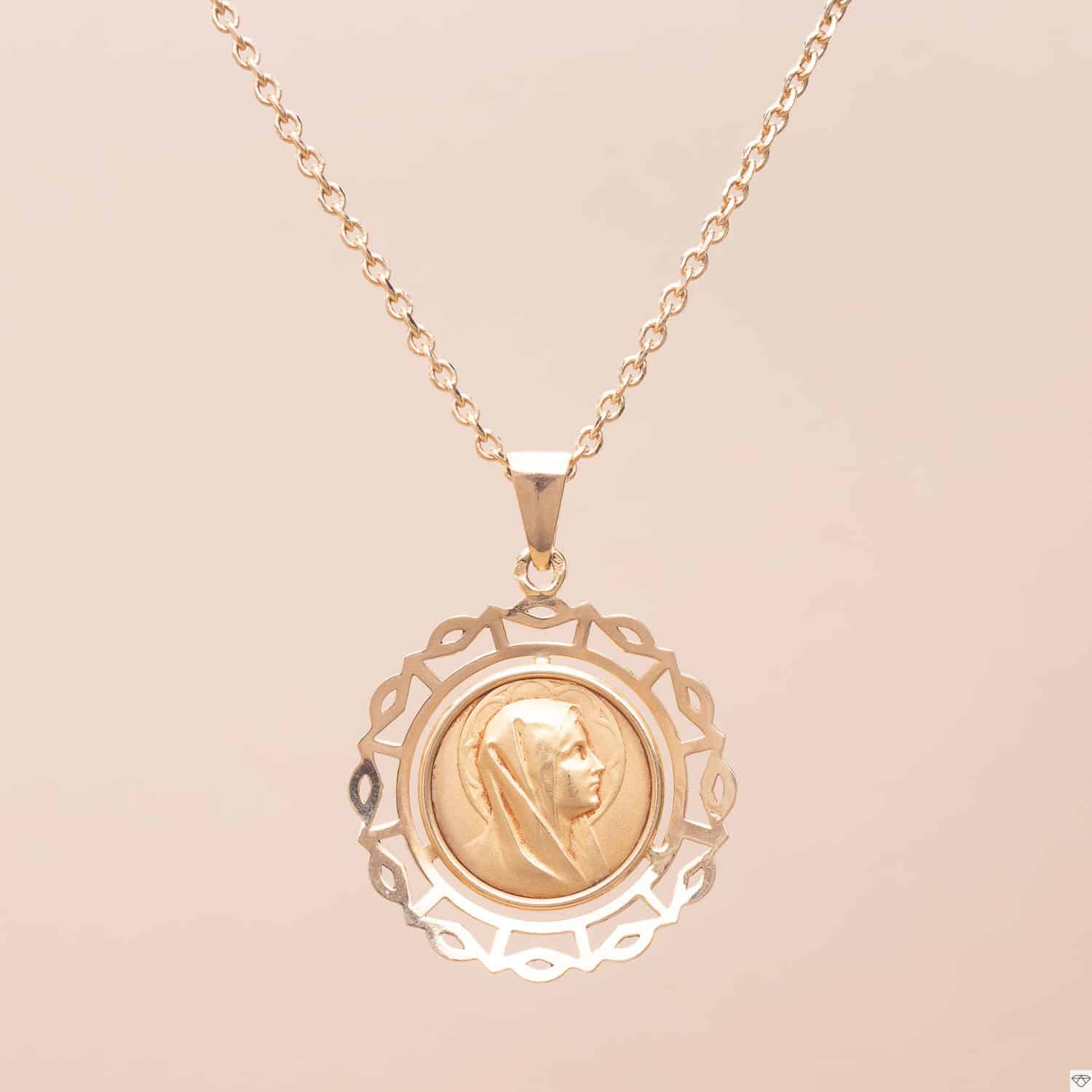 Médaille Vierge 40's Or