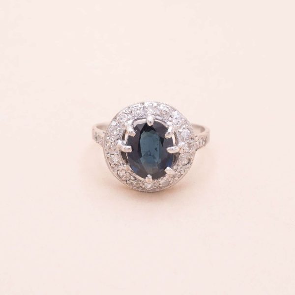 Bague Blue Pompadour