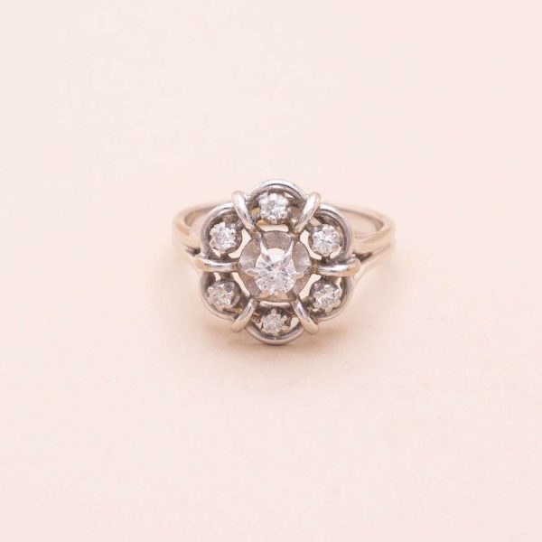 Bague Fleur Diamant