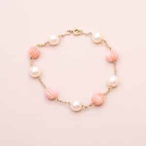 Bracelet Corail Pearls