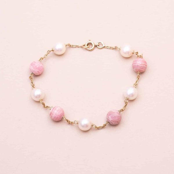 Bracelet Perles Rhodochrosite